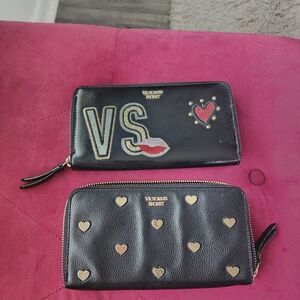 Victoria's Secret Black Heart Wallet